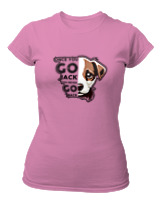 T-Shirt Στενή Γραμμή - Never Go Back - Color Thumbnail Ροζ