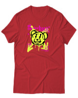 T-Shirt Αντρικό - Never Look Back - Color Thumbnail Κόκκινο