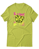 T-Shirt Αντρικό - Never Look Back - Color Thumbnail Λαχανί