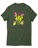 T-Shirt Αντρικό - Never Look Back - Color Thumbnail Κυπαρισσί