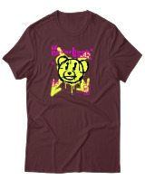 T-Shirt Αντρικό - Never Look Back - Color Thumbnail Μπορντό