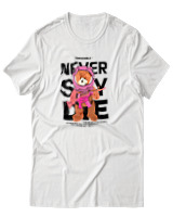 T-Shirt Αντρικό - Never Say Die - Color Thumbnail Άσπρο