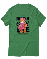 T-Shirt Αντρικό - Never Say Die - Color Thumbnail Πράσινο
