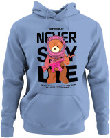 Φούτερ με κουκούλα - Never Say Die - Color Thumbnail Blue Carolina