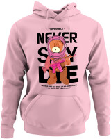 Φούτερ με κουκούλα - Never Say Die - Color Thumbnail Pink
