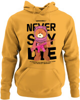 Φούτερ με κουκούλα - Never Say Die - Color Thumbnail Κίτρινο Χρυσό