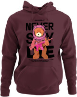 Φούτερ με κουκούλα - Never Say Die - Color Thumbnail Marron