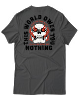 T-Shirt Αντρικό - Never Stop Never Quit - Color Thumbnail Ανθρακί