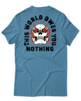 T-Shirt Αντρικό - Never Stop Never Quit - Color Thumbnail Τιρκουάζ