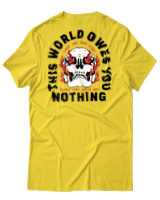 T-Shirt Αντρικό - Never Stop Never Quit - Color Thumbnail Χρυσό Κίτρινο