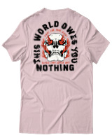 T-Shirt Αντρικό - Never Stop Never Quit - Color Thumbnail Απαλό Ροζ
