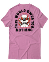 T-Shirt Αντρικό - Never Stop Never Quit - Color Thumbnail Ροζ