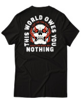 T-Shirt Αντρικό - Never Stop Never Quit - Color Thumbnail Μαύρο