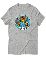 T-Shirt Αντρικό - Never Too Late - Color Thumbnail Γκρι Μελανζέ