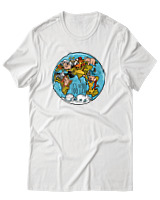 T-Shirt Αντρικό - Never Too Late - Color Thumbnail Άσπρο