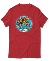 T-Shirt Αντρικό - Never Too Late - Color Thumbnail Κόκκινο