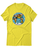 T-Shirt Αντρικό - Never Too Late - Color Thumbnail Κίτρινο
