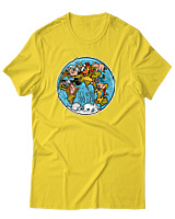 T-Shirt Αντρικό - Never Too Late - Color Thumbnail Χρυσό Κίτρινο