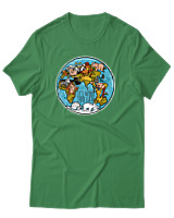 T-Shirt Αντρικό - Never Too Late - Color Thumbnail Πράσινο