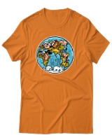 T-Shirt Αντρικό - Never Too Late - Color Thumbnail Πορτοκαλί