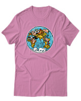 T-Shirt Αντρικό - Never Too Late - Color Thumbnail Ροζ