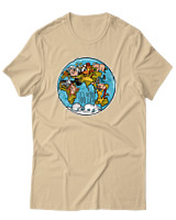 T-Shirt Αντρικό - Never Too Late - Color Thumbnail Μπεζ