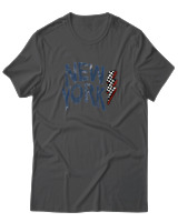 T-Shirt Αντρικό - New York Lightning Vibes - Color Thumbnail Ανθρακί