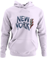 Φούτερ με κουκούλα - New York Lightning Vibes - Color Thumbnail Λιλά