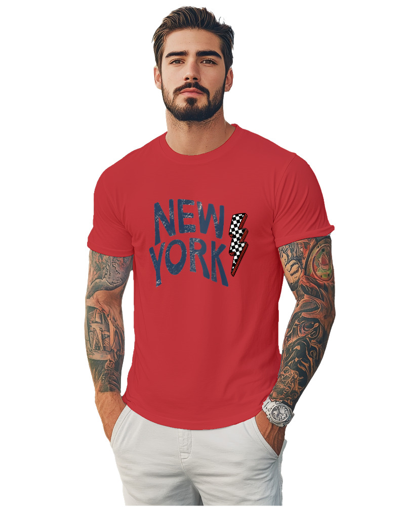 T-Shirt Αντρικό - New York Lightning Vibes - Image 1
