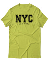 T-Shirt Αντρικό - New York NYC - Color Thumbnail Λαχανί