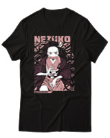 T-Shirt  Γυναικείο - Nezuko - Color Thumbnail Μαύρο