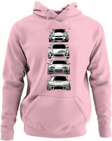 Φούτερ με κουκούλα - Nissan - Color Thumbnail Pink