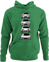 Φούτερ με κουκούλα - Nissan - Color Thumbnail Kelly Green