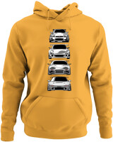 Φούτερ με κουκούλα - Nissan - Color Thumbnail Κίτρινο Χρυσό