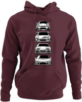 Φούτερ με κουκούλα - Nissan - Color Thumbnail Marron