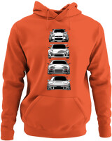 Φούτερ με κουκούλα - Nissan - Color Thumbnail Orange