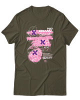 T-Shirt Αντρικό - No Drama Reality - Color Thumbnail Χακί