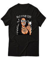 T-Shirt  Γυναικείο - No Fuck Given - Color Thumbnail Μαύρο