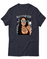 T-Shirt  Γυναικείο - No Fuck Given - Color Thumbnail Σκούρο Μπλέ