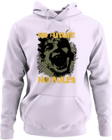 Φούτερ με κουκούλα - No Future No Rules - Color Thumbnail Λιλά