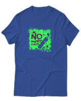T-Shirt Αντρικό - No More Rules - Color Thumbnail Μπλε Ρουά