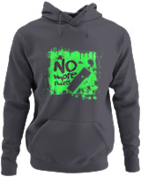 Φούτερ με κουκούλα - No More Rules - Color Thumbnail Ανθρακί