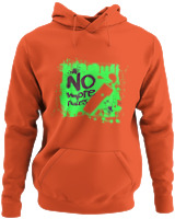 Φούτερ με κουκούλα - No More Rules - Color Thumbnail Orange