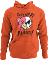 Φούτερ με κουκούλα - No Rules - Color Thumbnail Orange