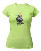T-Shirt Στενή Γραμμή - No Signal - Color Thumbnail Λαχανί