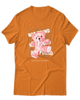 T-Shirt Αντρικό - Not Found - Color Thumbnail Πορτοκαλί
