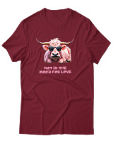 T-Shirt Αντρικό - Not In The Mood For Love - Color Thumbnail Σκούρο Κόκκινο