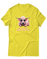 T-Shirt Αντρικό - Not In The Mood For Love - Color Thumbnail Κίτρινο