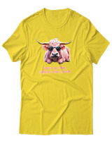 T-Shirt Αντρικό - Not In The Mood For Love - Color Thumbnail Χρυσό Κίτρινο