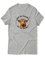 T-Shirt Αντρικό - Not My Bullshit - Color Thumbnail Γκρι Μελανζέ